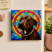 Stained Glass Style Pet Magnet