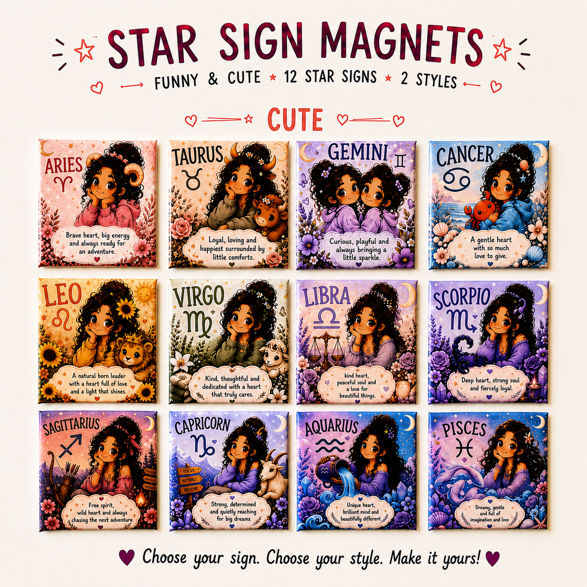 Star Sign Magnets