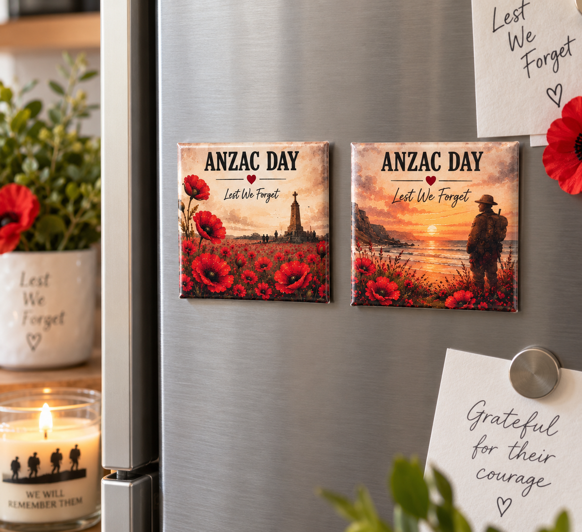 Anzac Day Magnets
