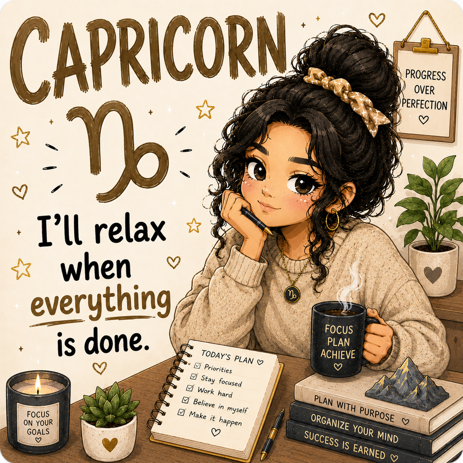 Funny Capricorn star sign magnet