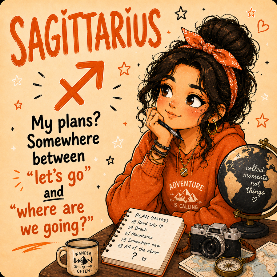 Funny Sagittarius star sign magnet
