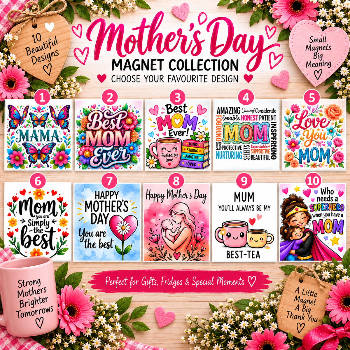 Mother's & Father's Day Magnets