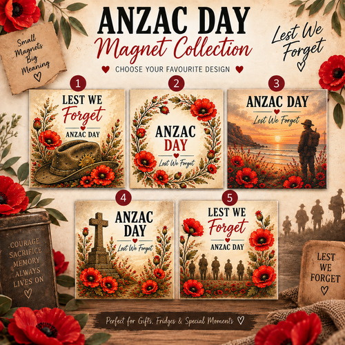 Anzac Day Magnets