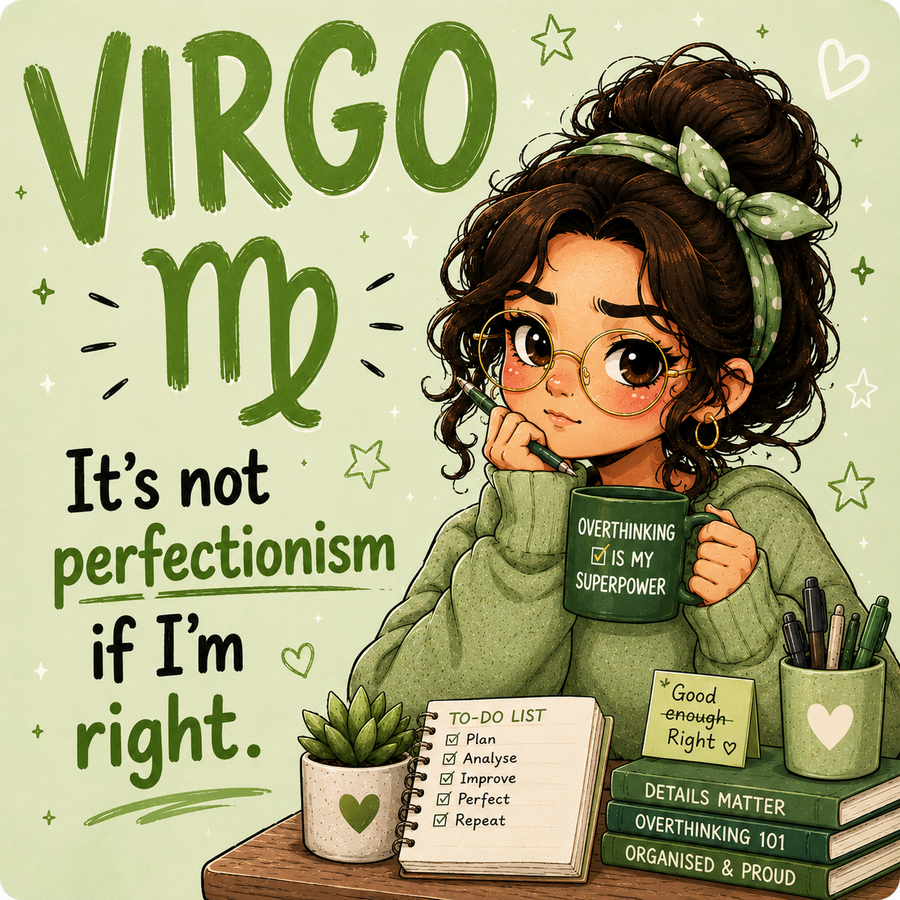 Funny Virgo star sign magnet